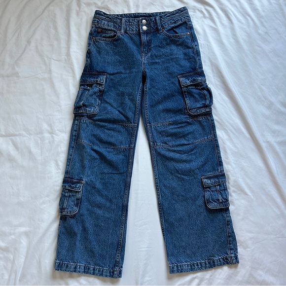 Aeropostale low rise baggy cargo jeans - Picture 4 of 9